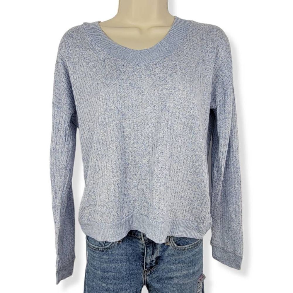 Hippie Rose Waffle Knit V-Neck XS Junior
